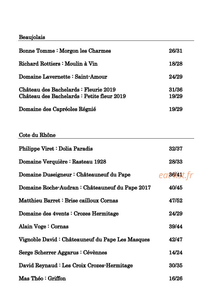 Les Coudes sur la Table — carte page 14