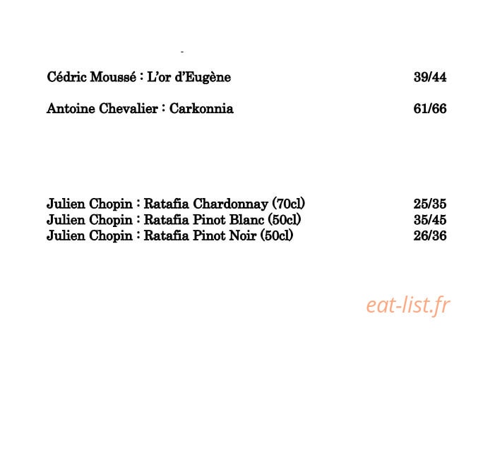 Les Coudes sur la Table — carte page 6