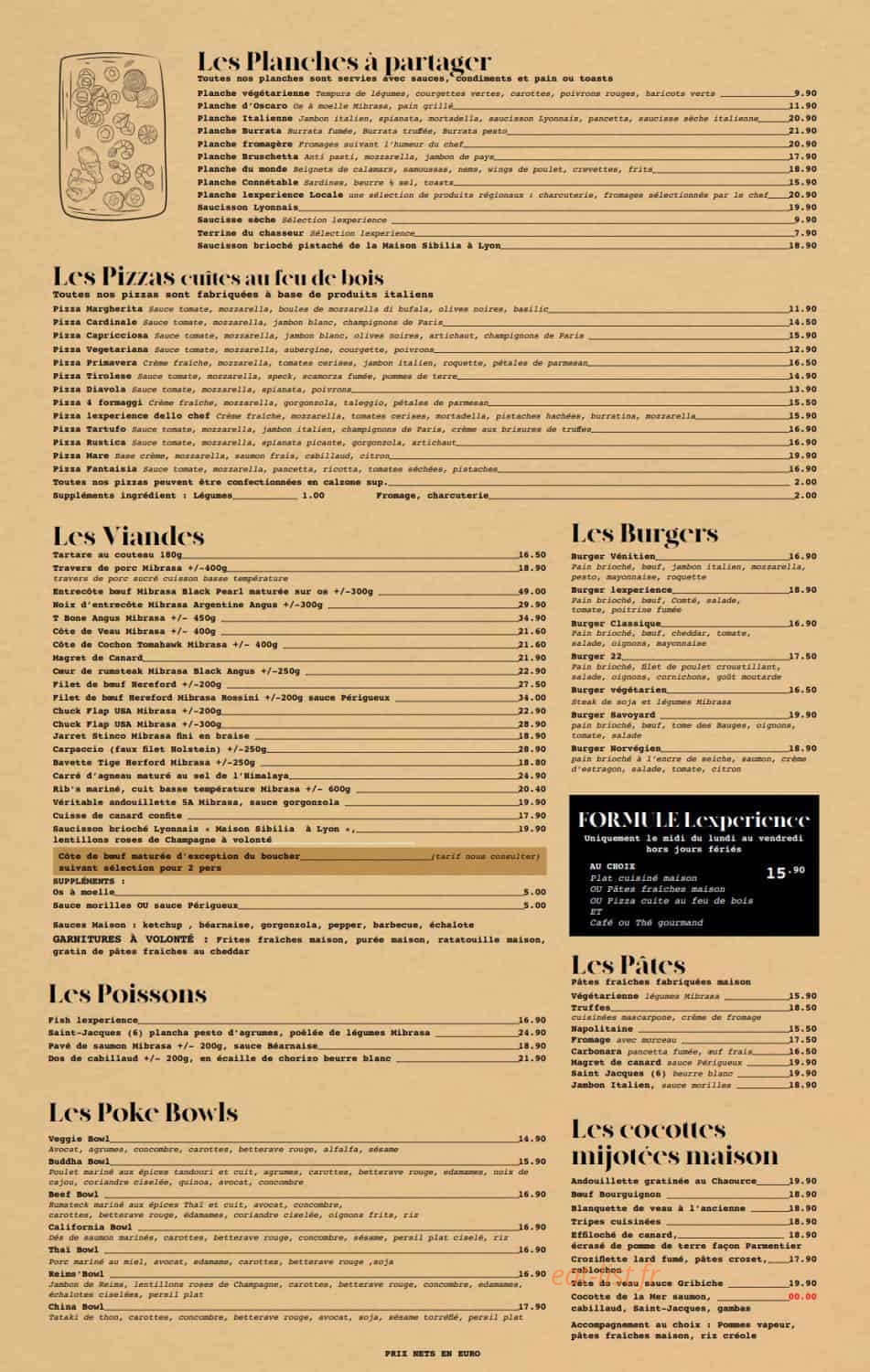 LEXperience — carte page 1