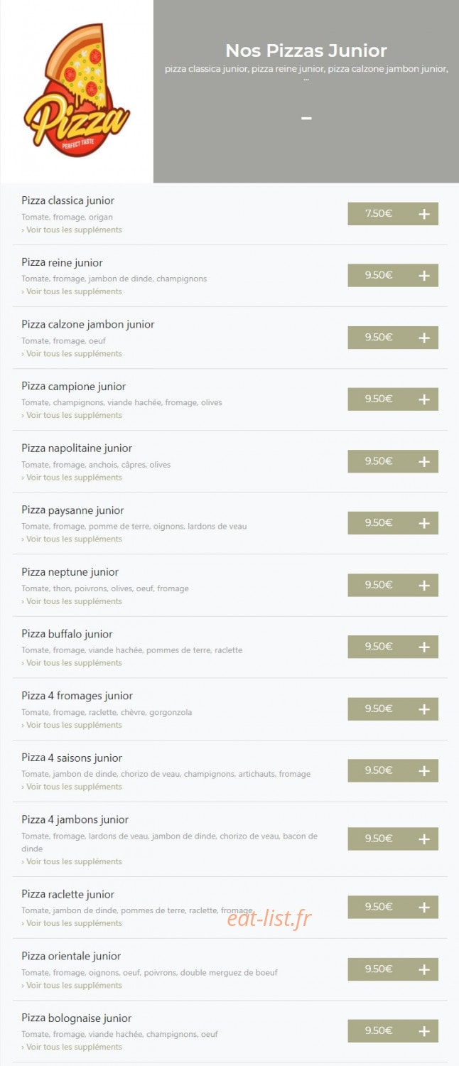 Maestro Pizza — carte page 2