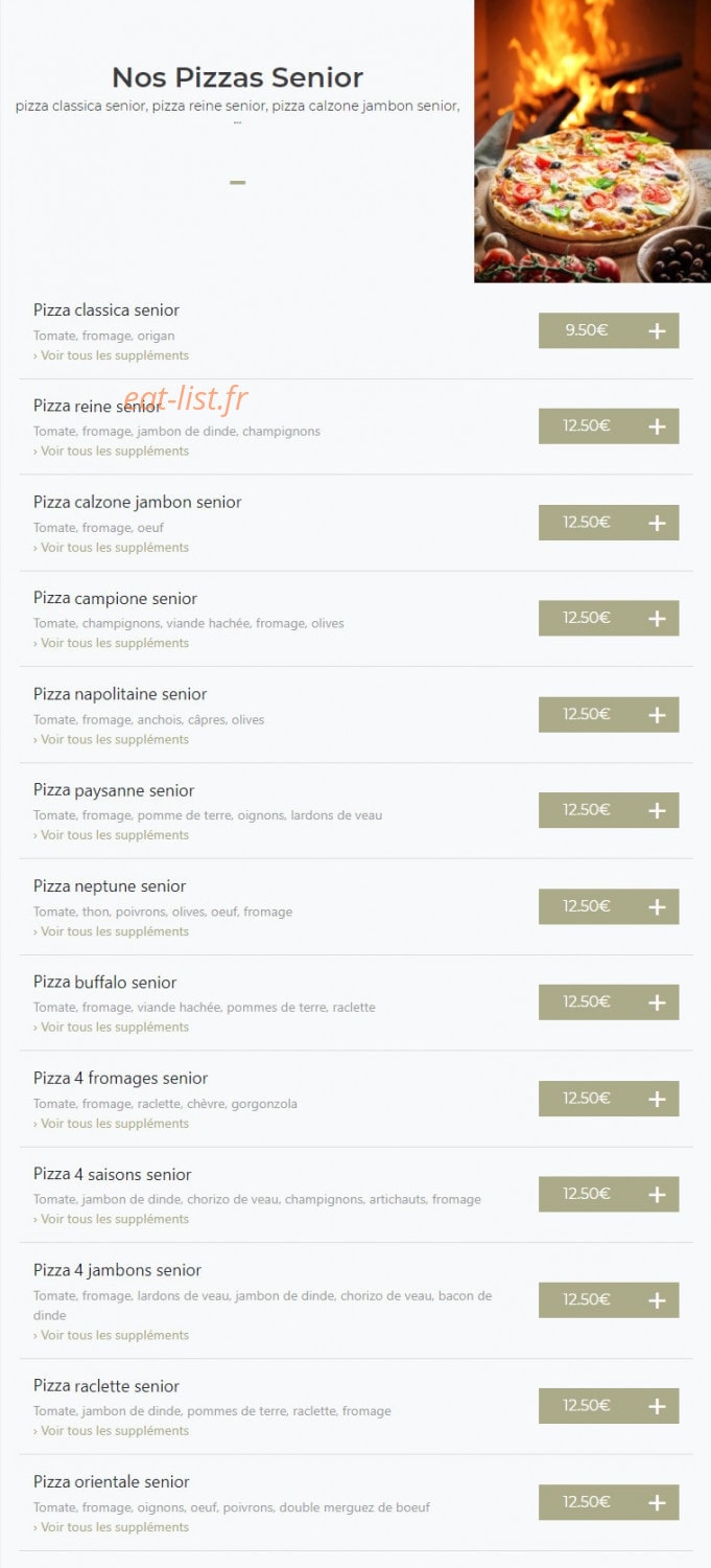 Maestro Pizza — carte page 5