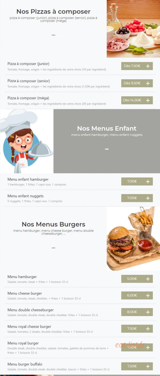 Maestro Pizza — carte page 11