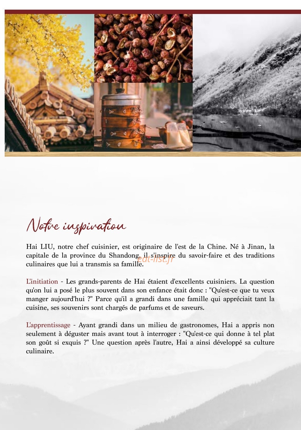 Meishi Daily — carte page 14