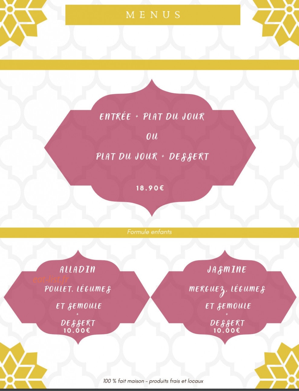 Ô cœur de l'Orient — carte page 10