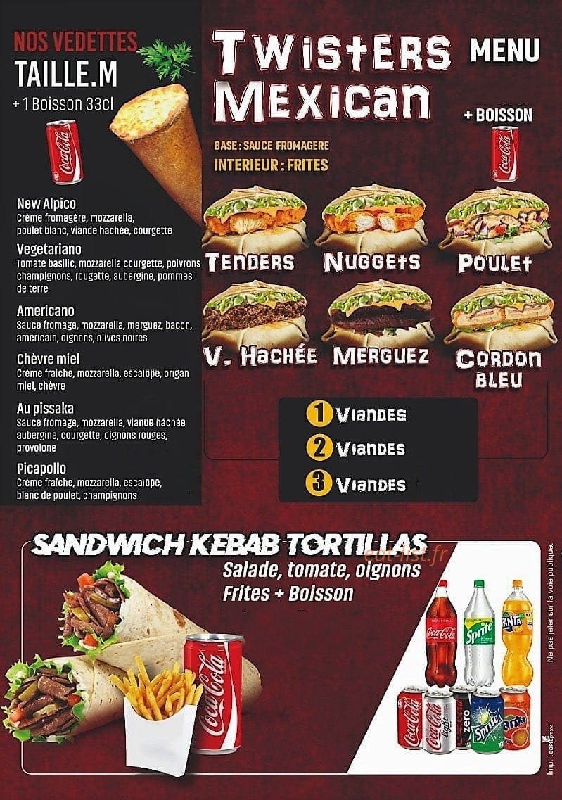 O'Cone Pizza — carte page 7