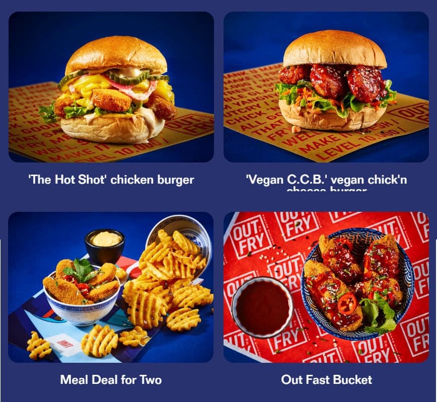 Out Fry — carte page 1