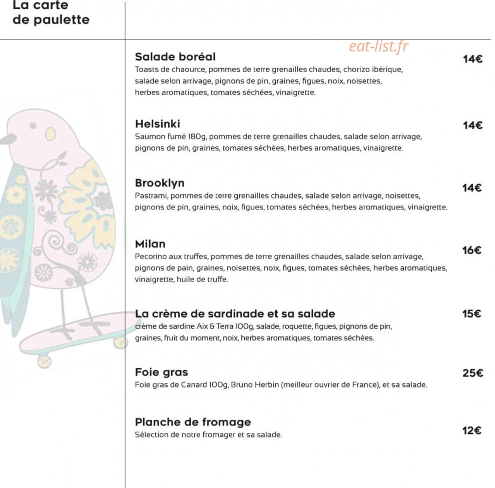 Paulette — carte page 1
