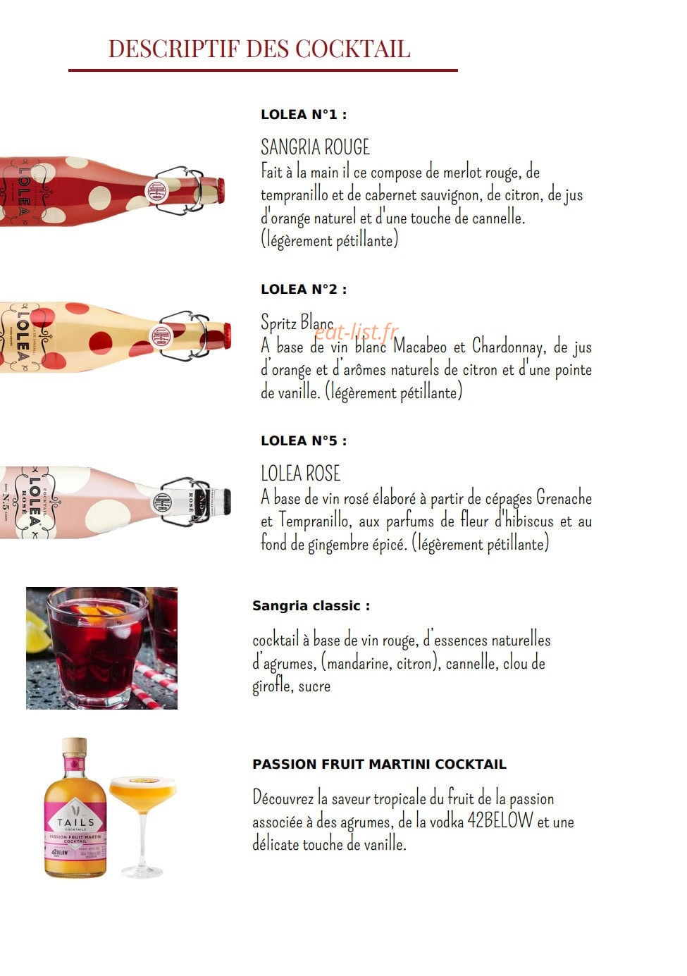 Pic Adore — carte page 6