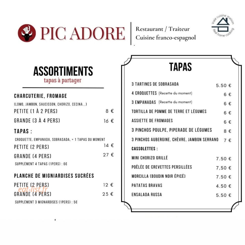 Pic Adore — carte page 2