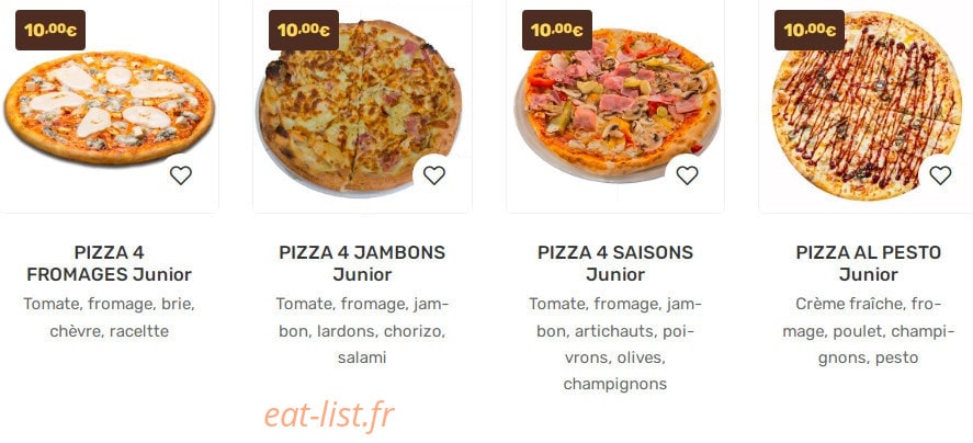 pizza casanova — carte page 2