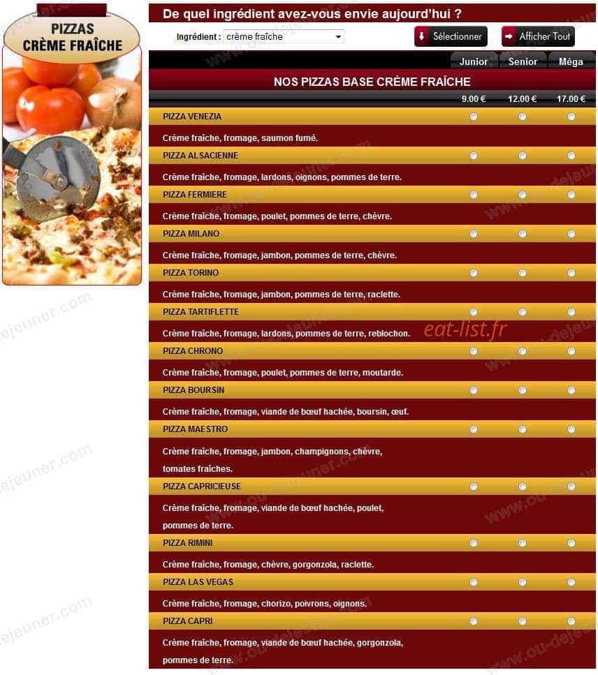 Pizza La Juventus — carte page 4