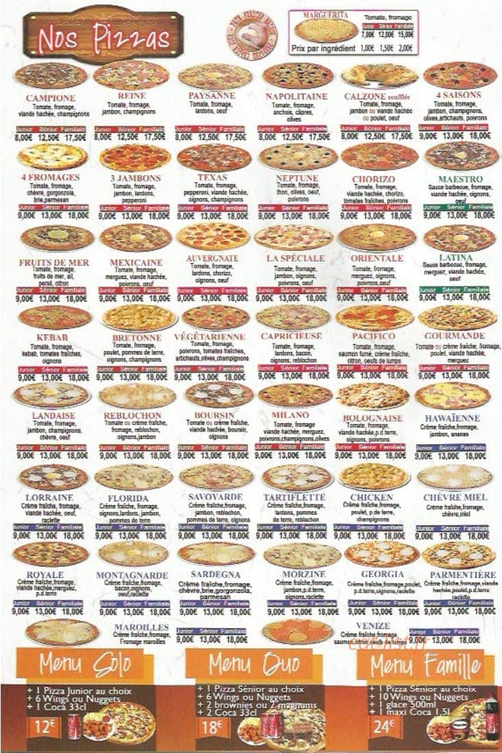 Pizza Milano — carte page 2