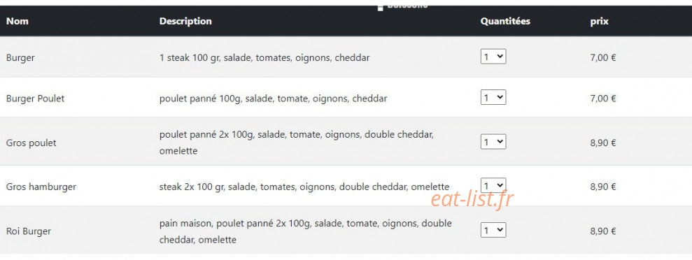Pizza Reims — carte page 7