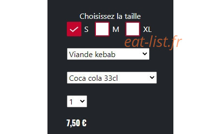 Pizza Reims — carte page 8