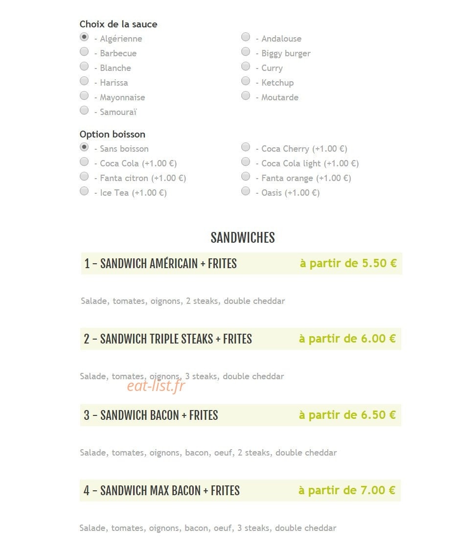 Pizzeria Del Mondo — carte page 12