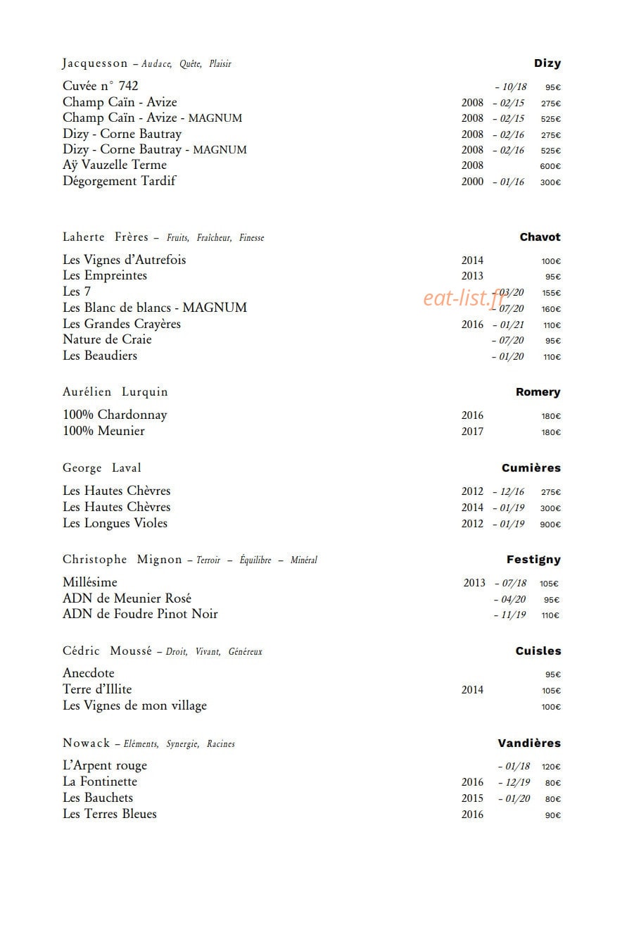Racine — carte page 8