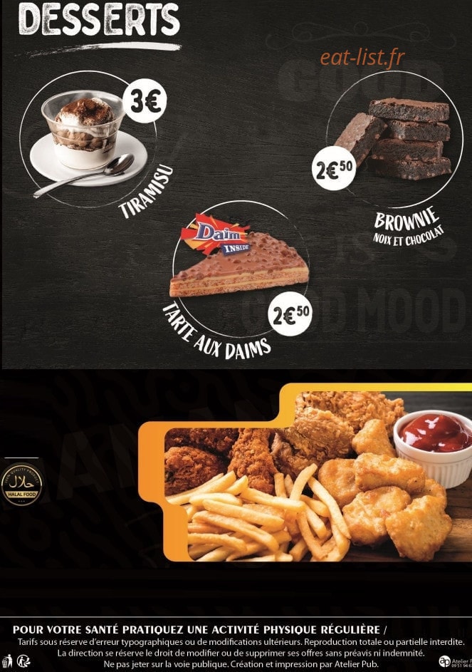 Rahaman's Food — carte page 6