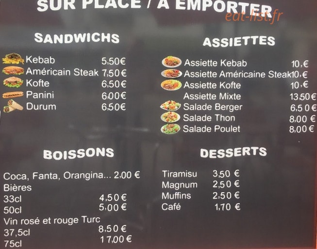 Regal Kebab — carte page 2