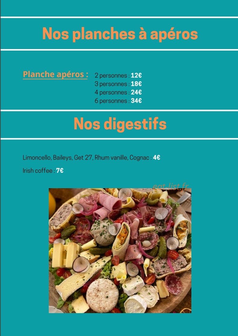 Restaurant House — carte page 9