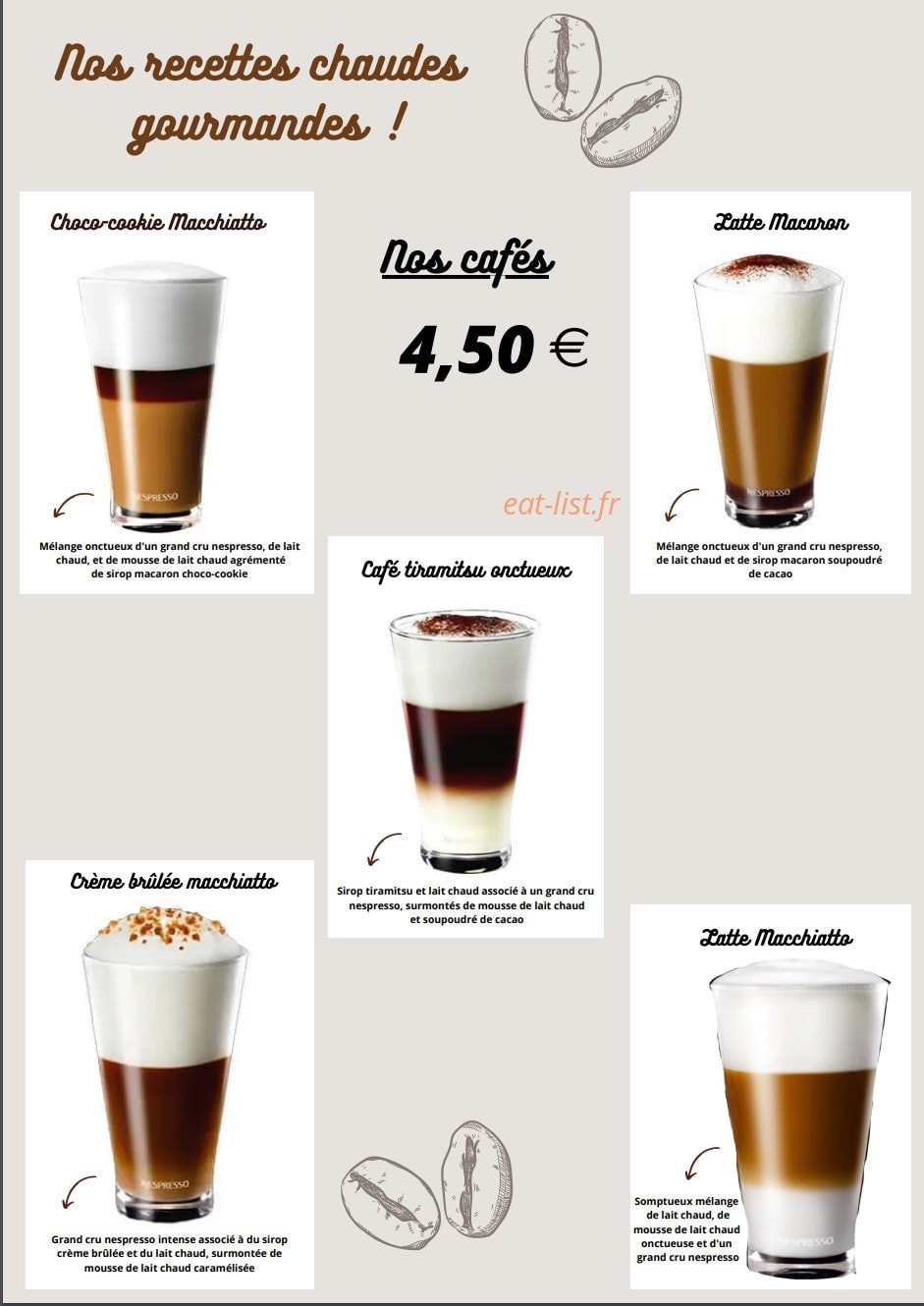 Restaurant House — carte page 6