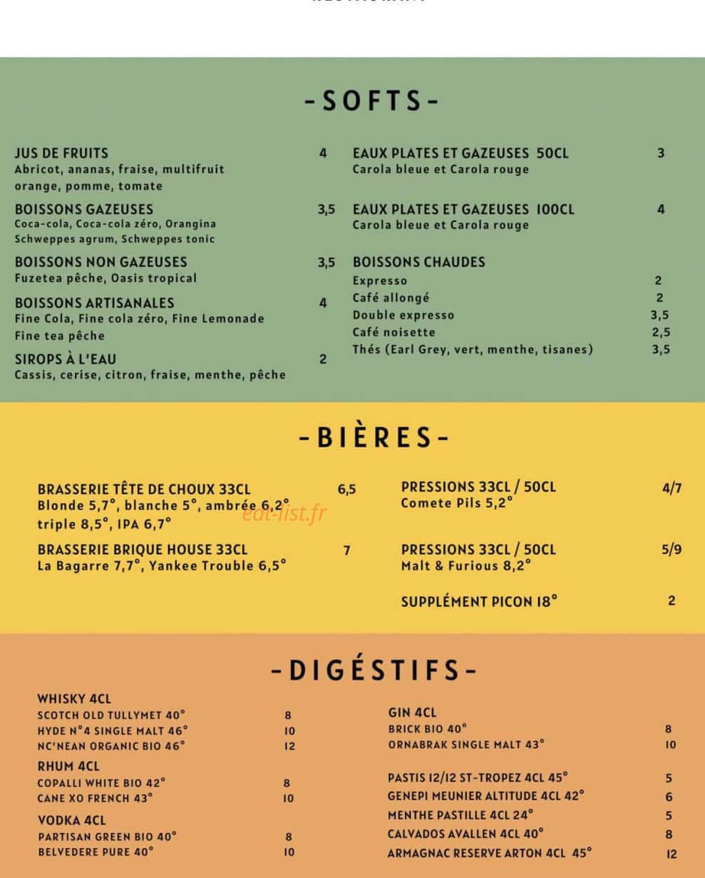 Sacrebleu! — carte page 2