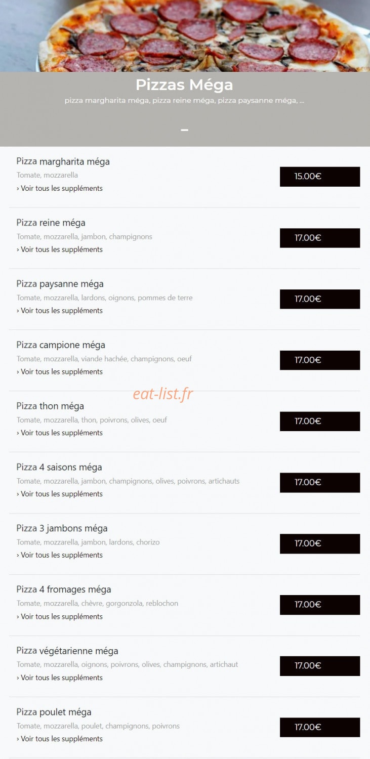 Saint Anne Fun Food — carte page 8