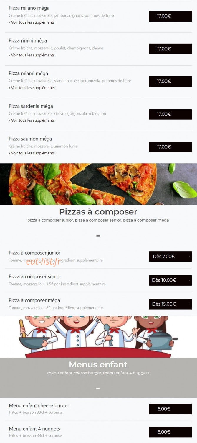 Saint Anne Fun Food — carte page 11
