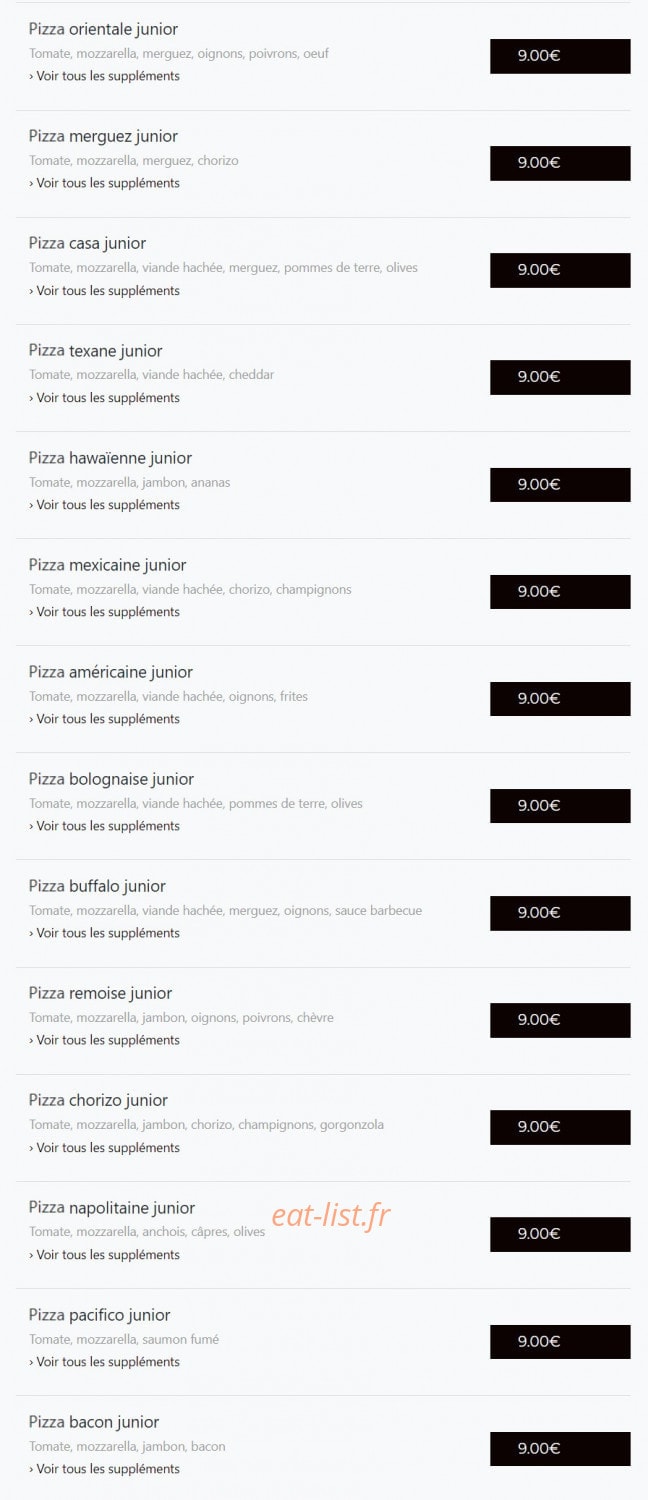 Saint Anne Fun Food — carte page 3