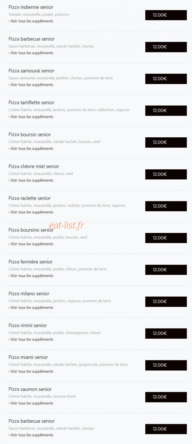 Saint Anne Fun Food — carte page 7
