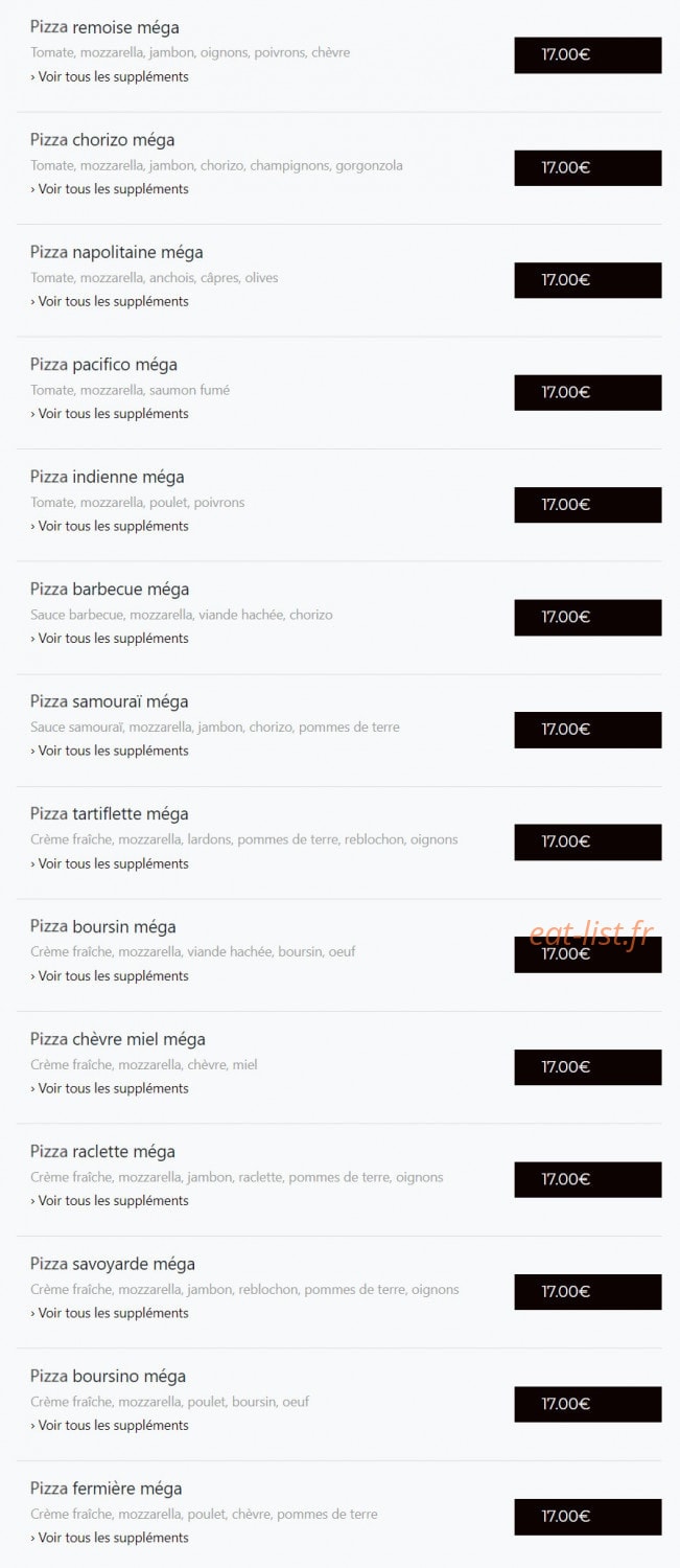 Saint Anne Fun Food — carte page 10