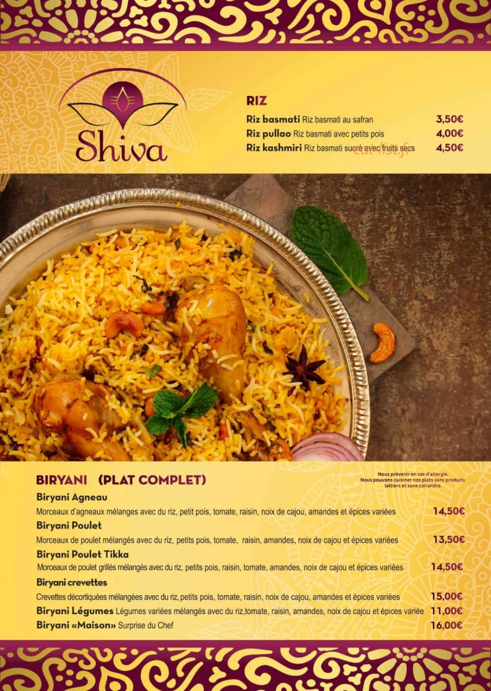 Shiva — carte page 6