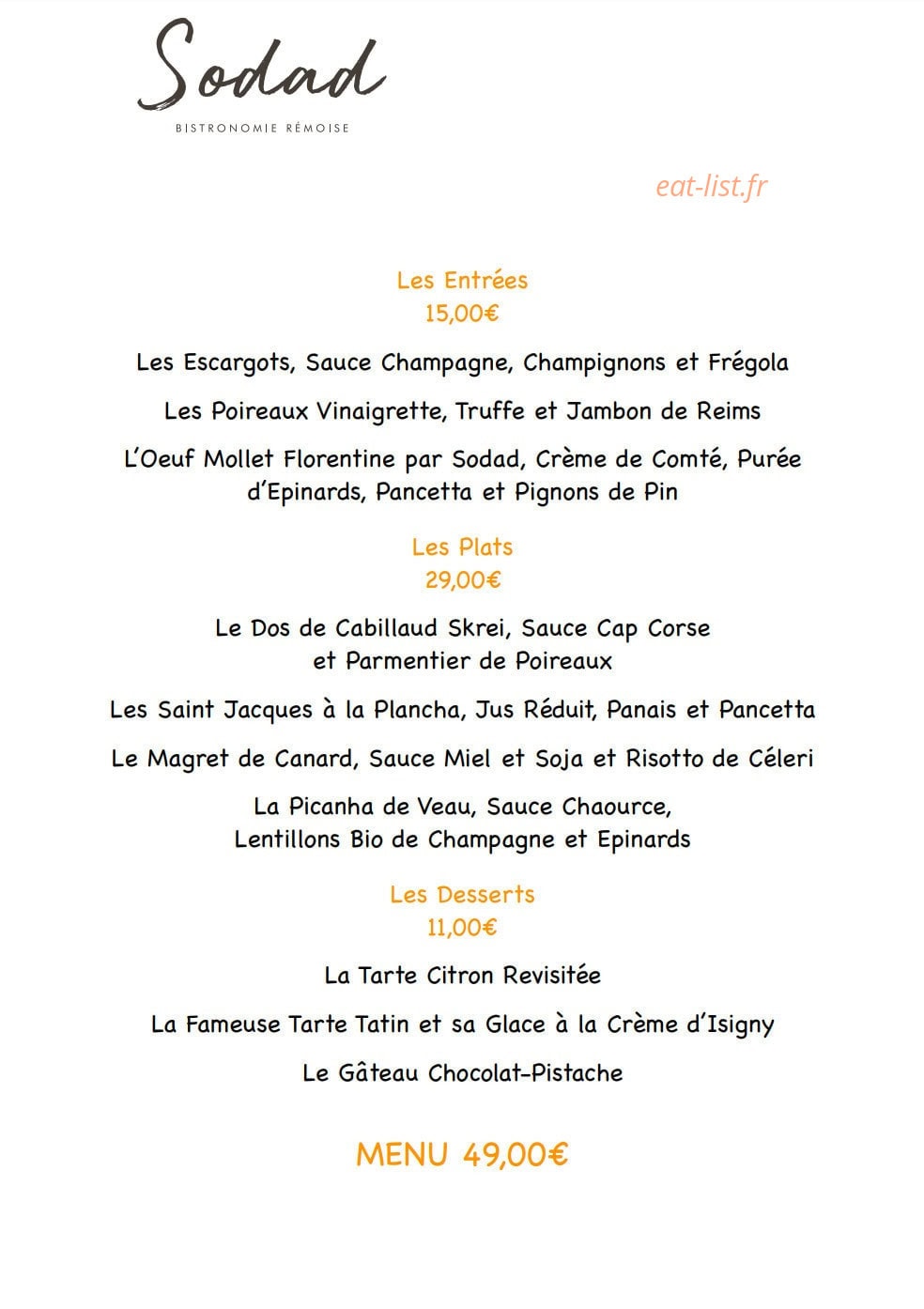 Sodad — carte page 1