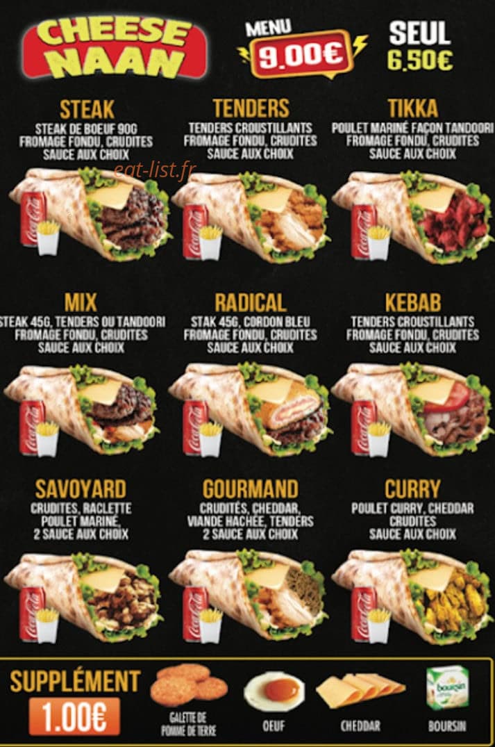 Street Cantine — carte page 5