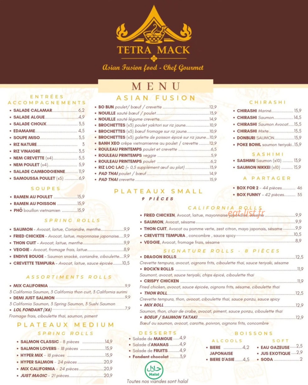 Tetra Mack & Co — carte page 1