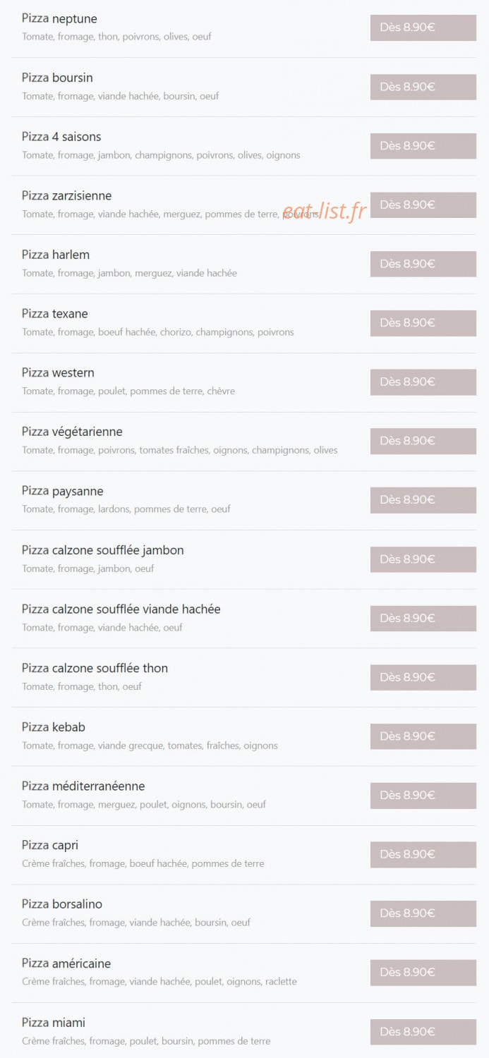 The Food Box — carte page 2
