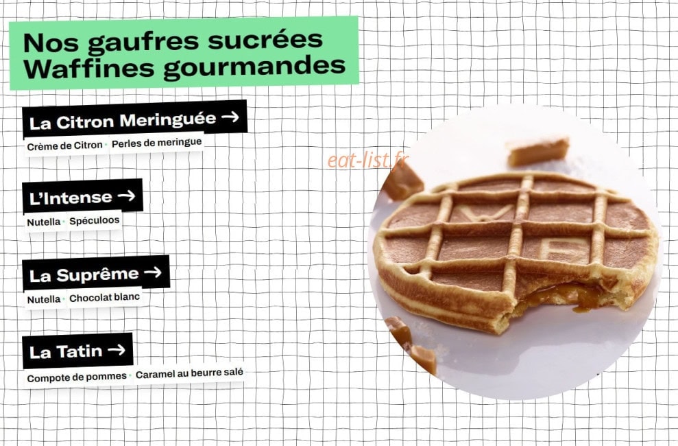 Waffle Factory — carte page 6