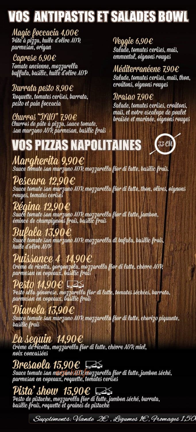 Duo Braisé — carte page 2