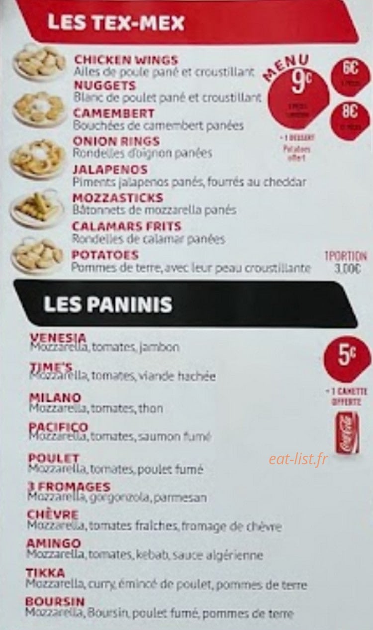 Hotimes Pizza — carte page 5