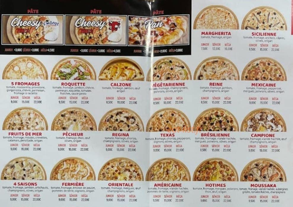 Hotimes Pizza — carte page 2