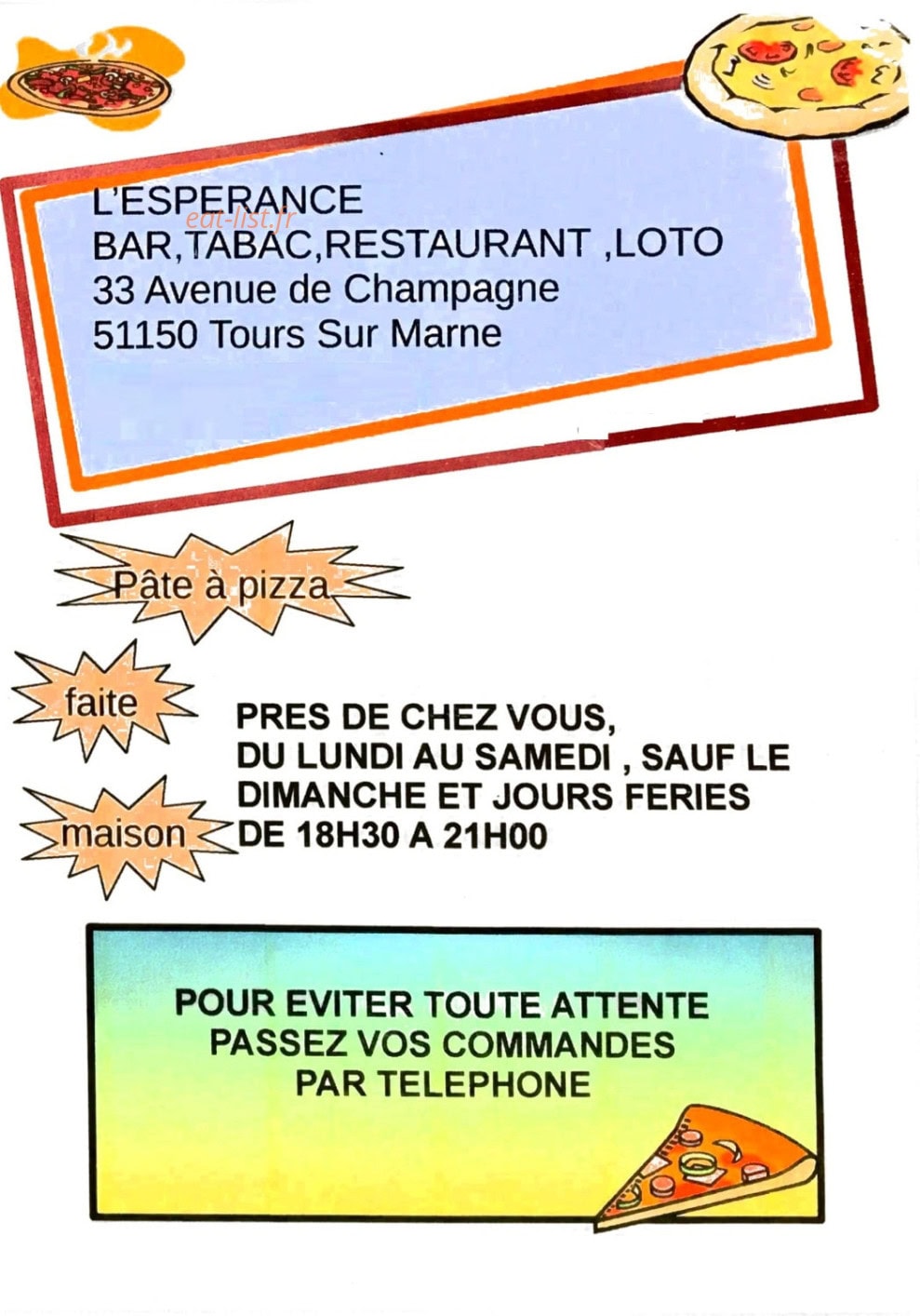 L'Espérance — carte page 1