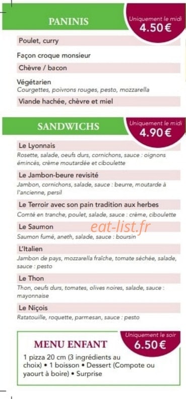 La Pizzeria de Kayzo — carte page 2