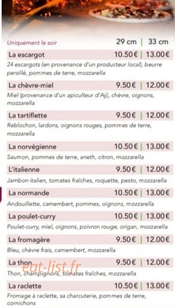 La Pizzeria de Kayzo — carte page 5