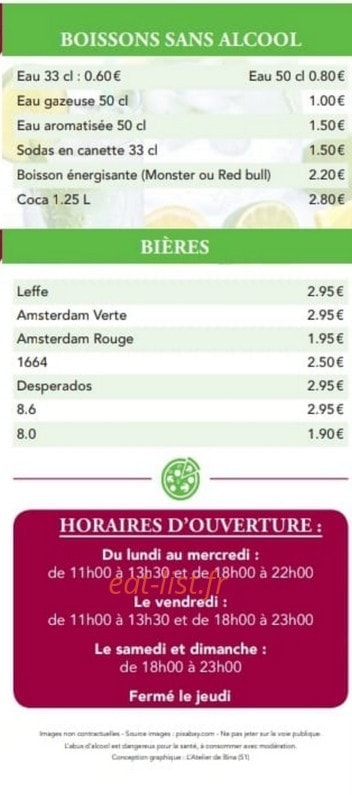 La Pizzeria de Kayzo — carte page 3