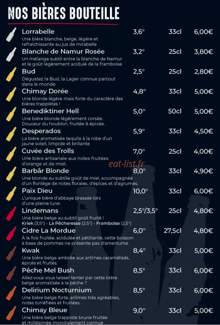 Café de l’étoile — carte page 3