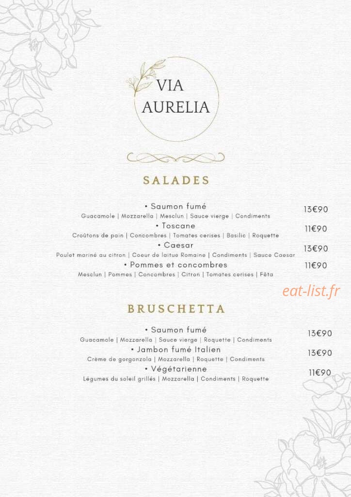 Fismes Pasta Bar — carte page 4