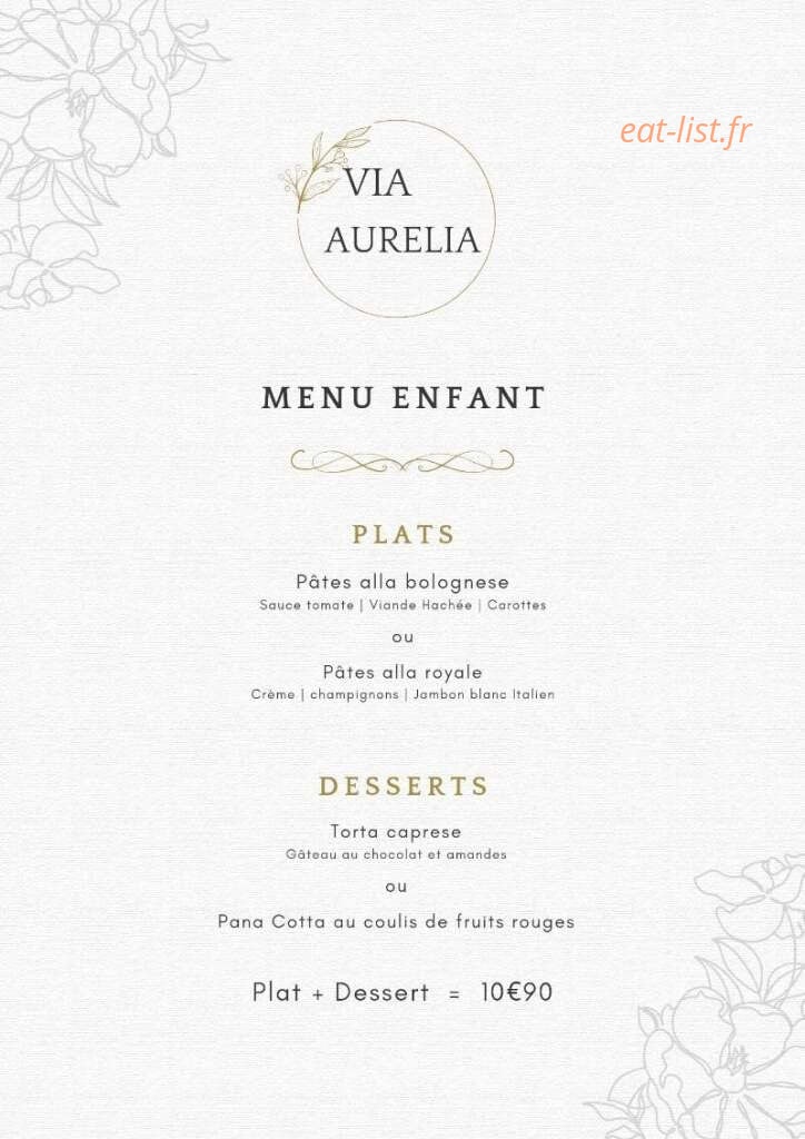 Fismes Pasta Bar — carte page 2