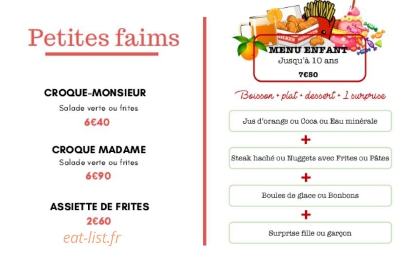 Café Restaurant du Centre — carte page 4