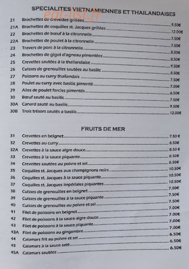 Chez Shao — carte page 4
