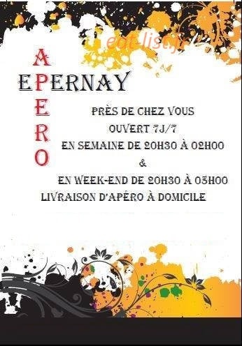 Epernay Apero — carte page 1