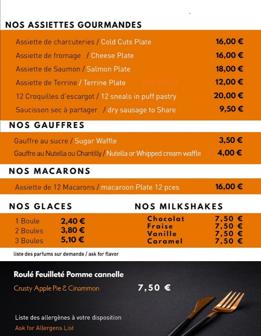 L'Atypique — carte page 1